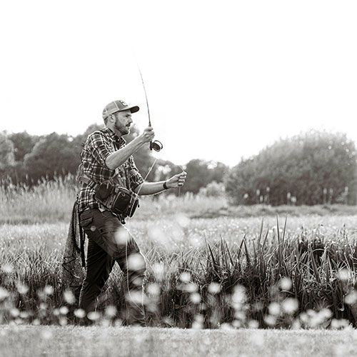 A day's fly fishing on the River Test in Hampshire