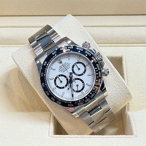 The Rolex Daytona is an iconic luxury chronograph, originally designed for professional racing drivers, renowned for its precision, durability, and timeless style.